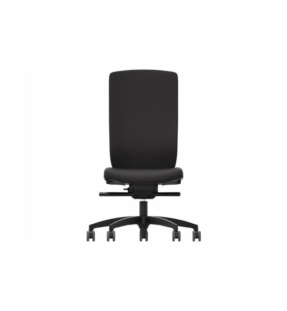 Züco - Chaise de bureau Forma King Plus, avec dossier rembourré, noir