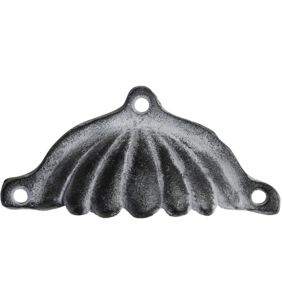 CHIC ANTIQUE - Poignée de meuble avec rainures 5 x 12 cm, gris antique