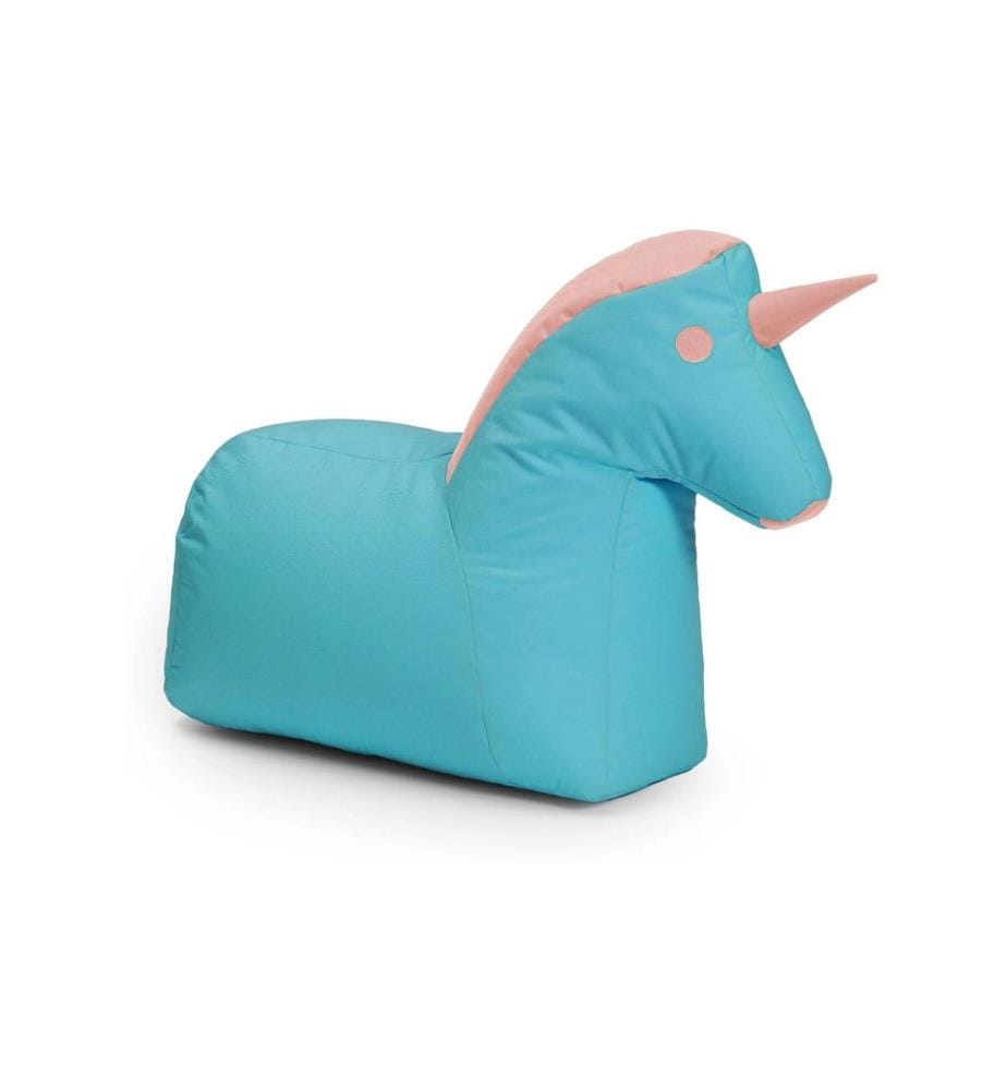 Lumaland - sac pour s'asseoir Licorne 120 L, 75 x 65 cm