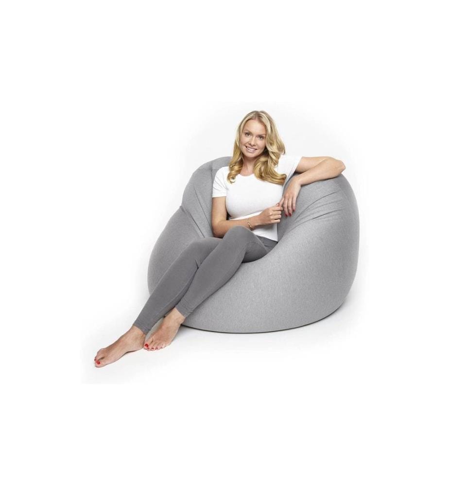Lumaland - sac pour s'asseoir Flexi Comfort 380 L, Gris clair