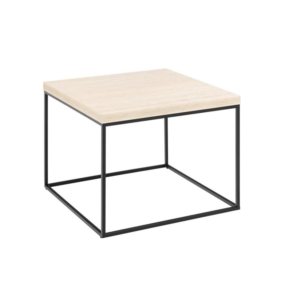 AC Design - Table basse Barossa 60 x 60 x 45 cm, beige