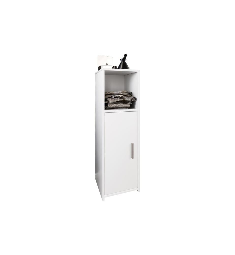 VCM Étagère de salle de bain Zalo L 30 x 95 cm, blanc