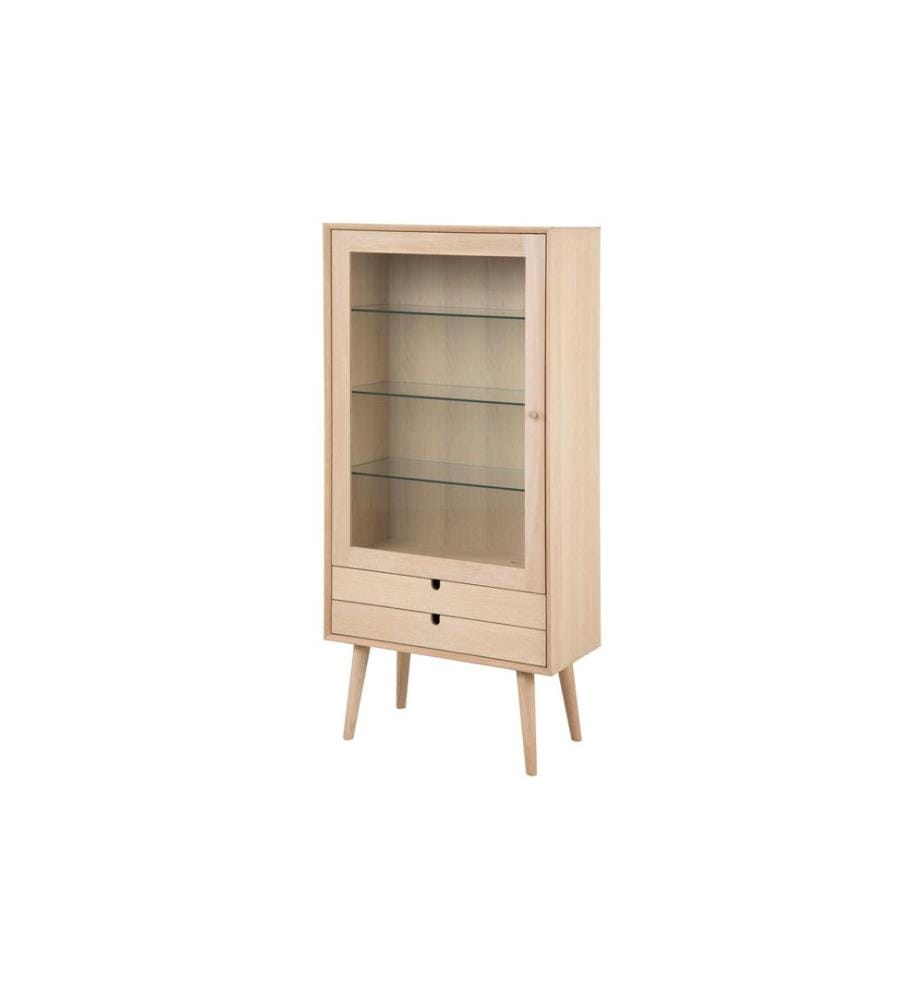 AC Design Vitrine Century Marron, 72 x 36 x 143.2 cm