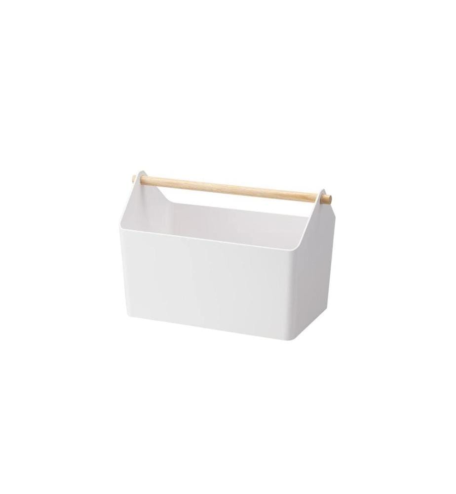 YAMAZAKI - Boîte de rangement Favori Nature/Blanc
