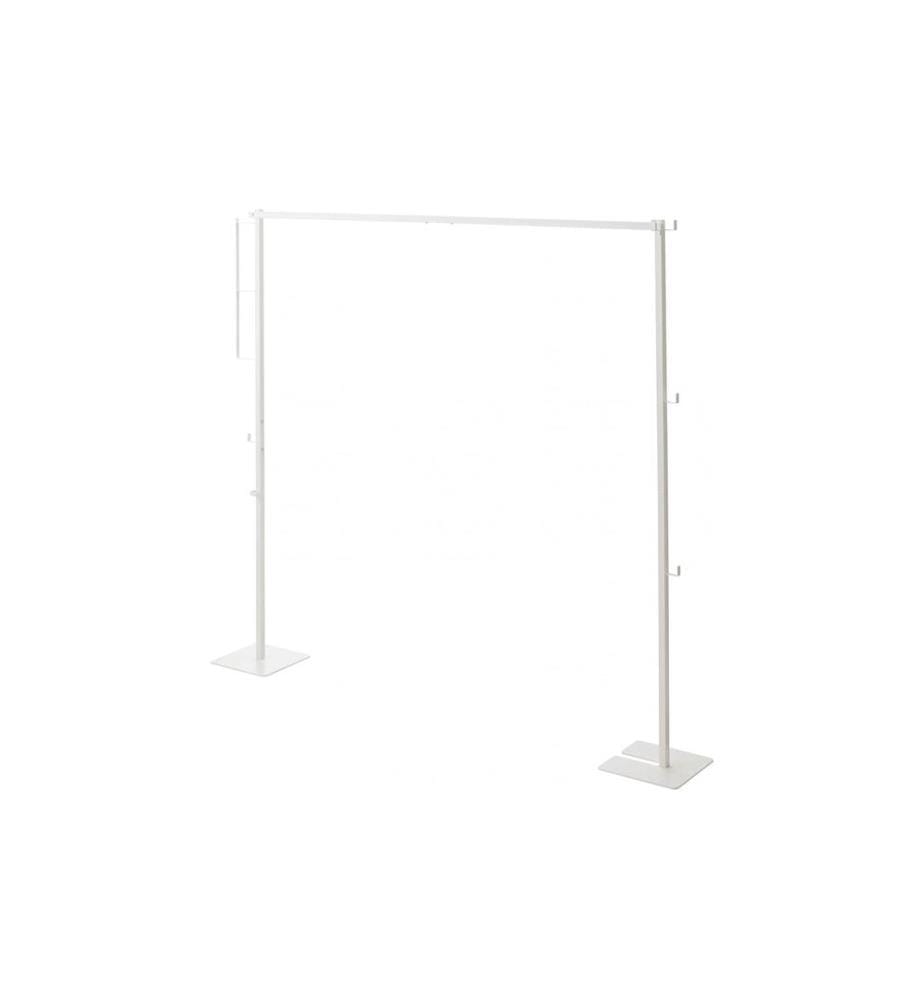 YAMAZAKI - Porte-manteau Tower 160 x 175 cm, Blanc