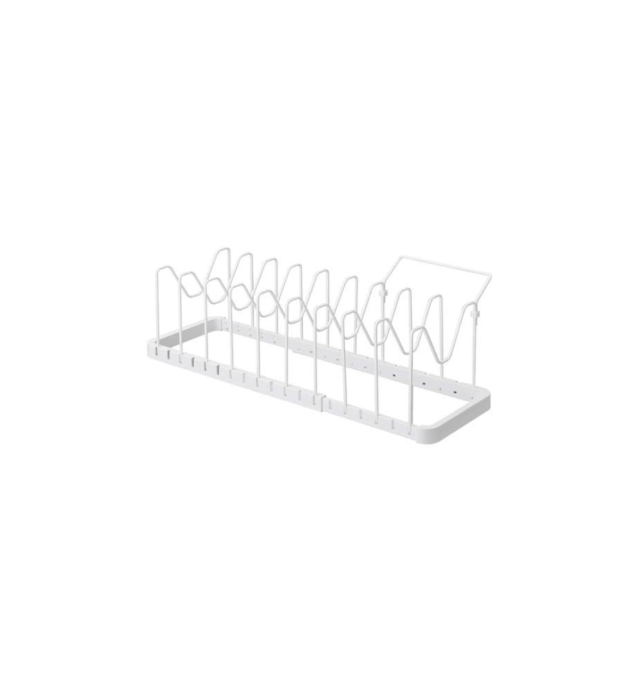 YAMAZAKI - Couvercle et Supports de casserole Tower Blanc