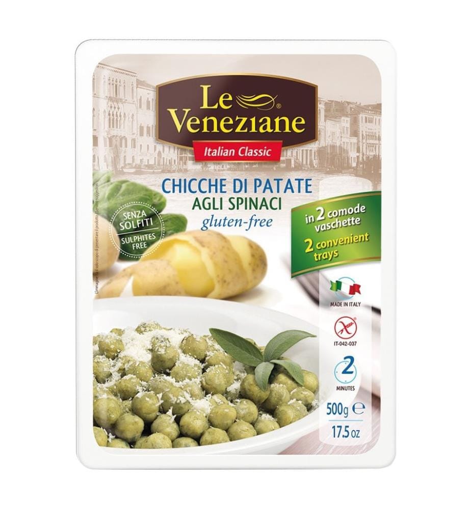Gnocchi de pommes de terre aux épinards - 2 x 500 g