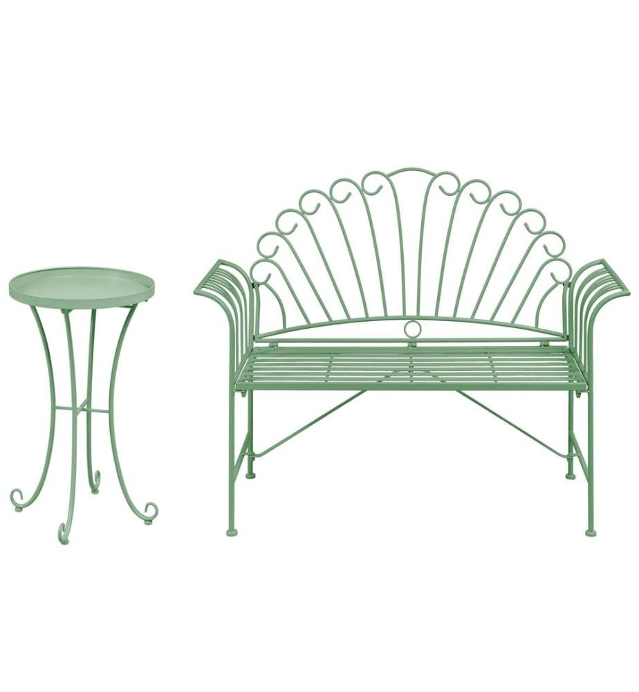 Ensemble bistrot CAVINIA Métal Vert