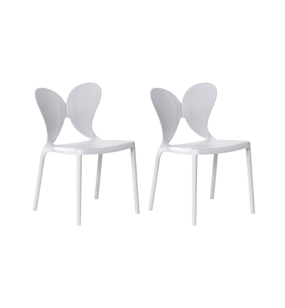 Lot de 2 chaises de jardin LARISSA Gris clair