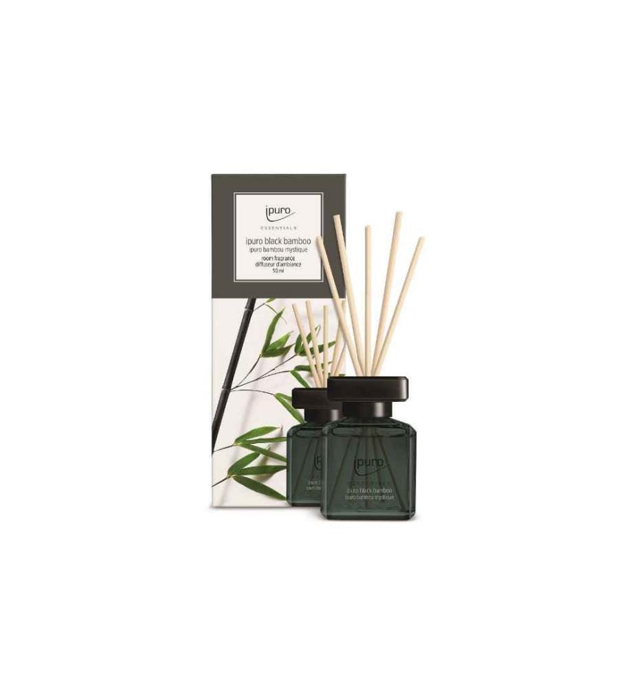 IPURO - Bâtonnets parfumés Bambou noir 50 ml