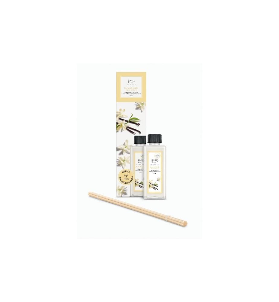 IPURO - Bâtonnets parfumés Recharge Soft Vanilla avec bâtonnets 200 ml