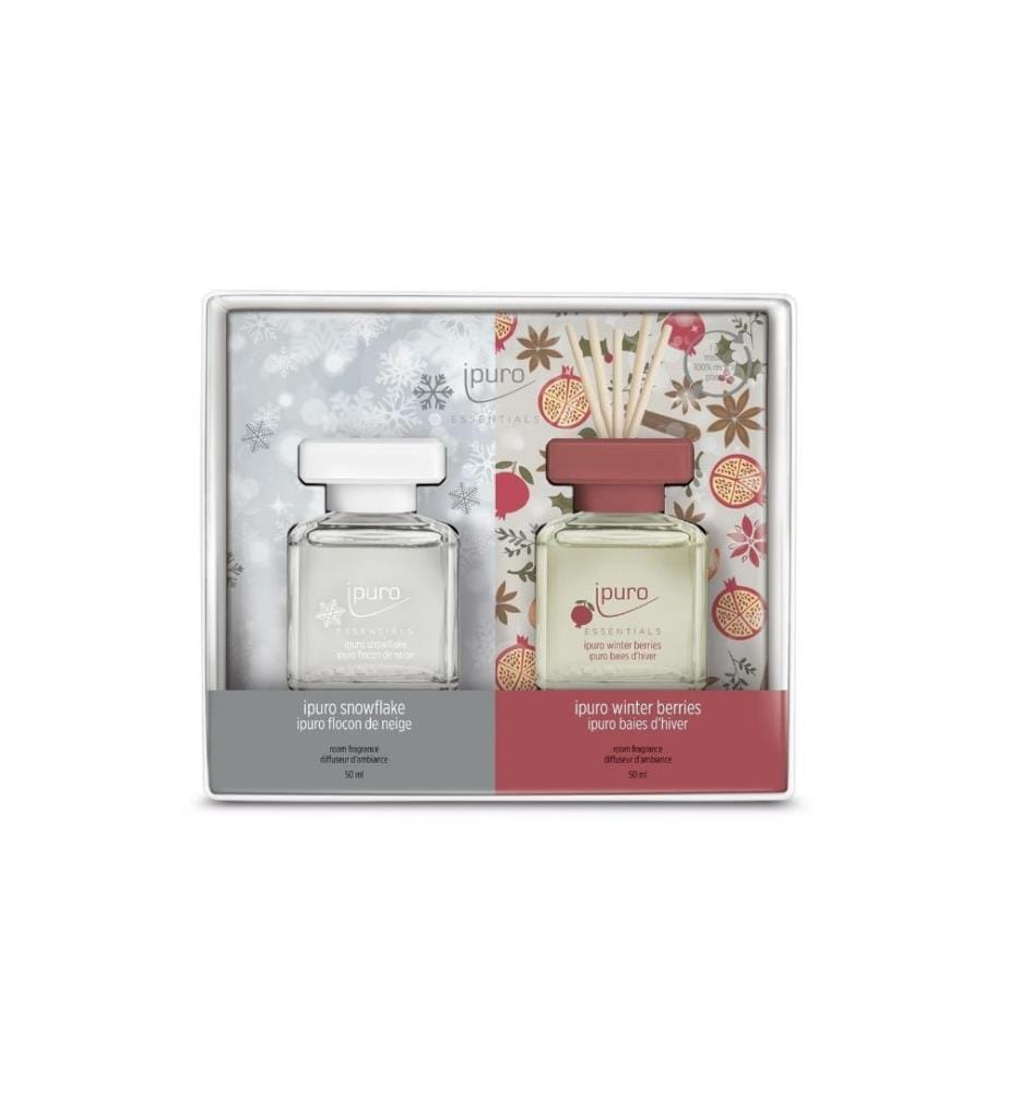IPURO - Bâtonnets parfumés Snowflake & Winter Berries 2 x 50 ml