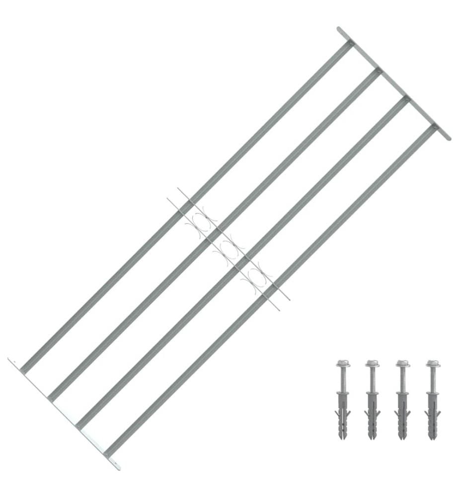 Grille réglable de sécurité de fenêtres et 4 barres 1000-1500mm