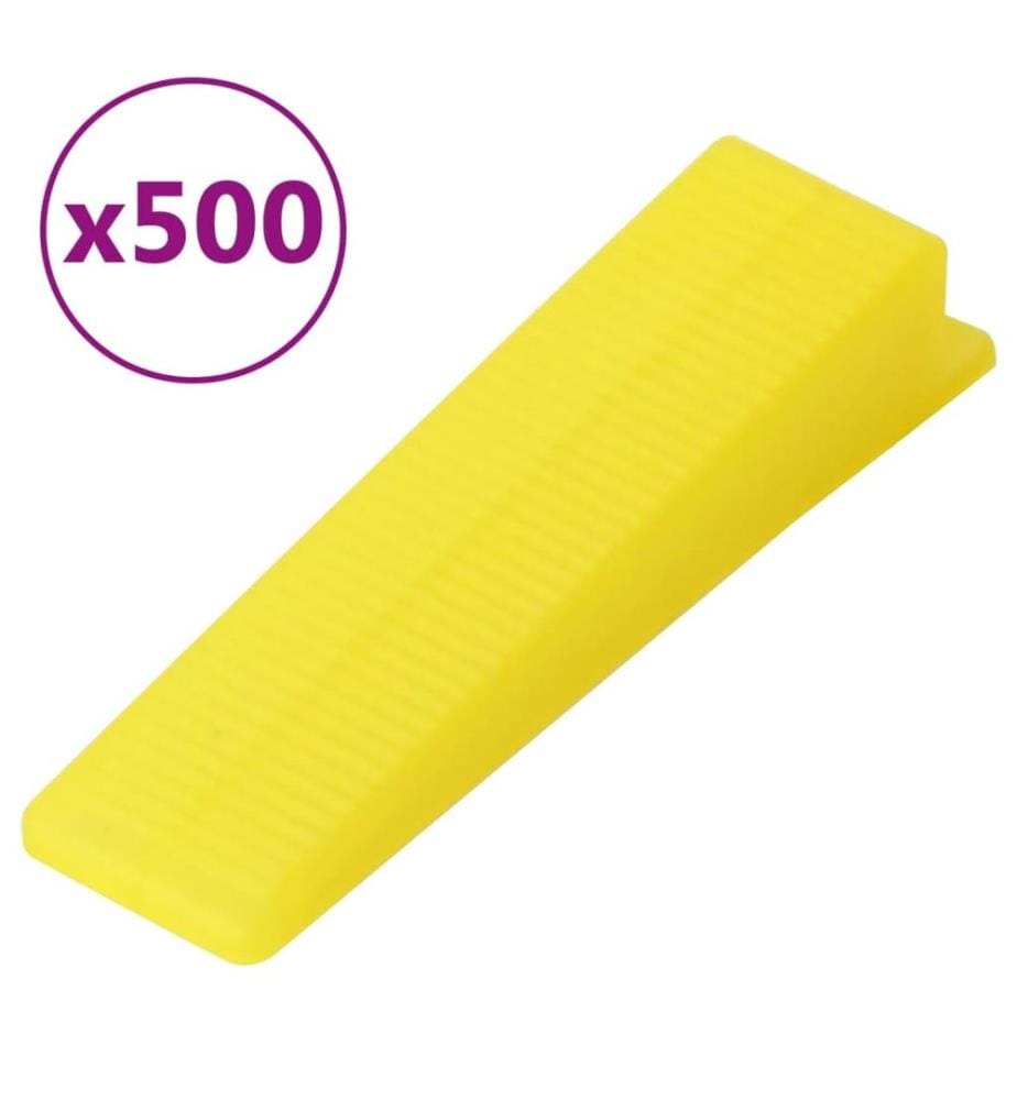 Cales de nivellement pour carreaux 500 pcs