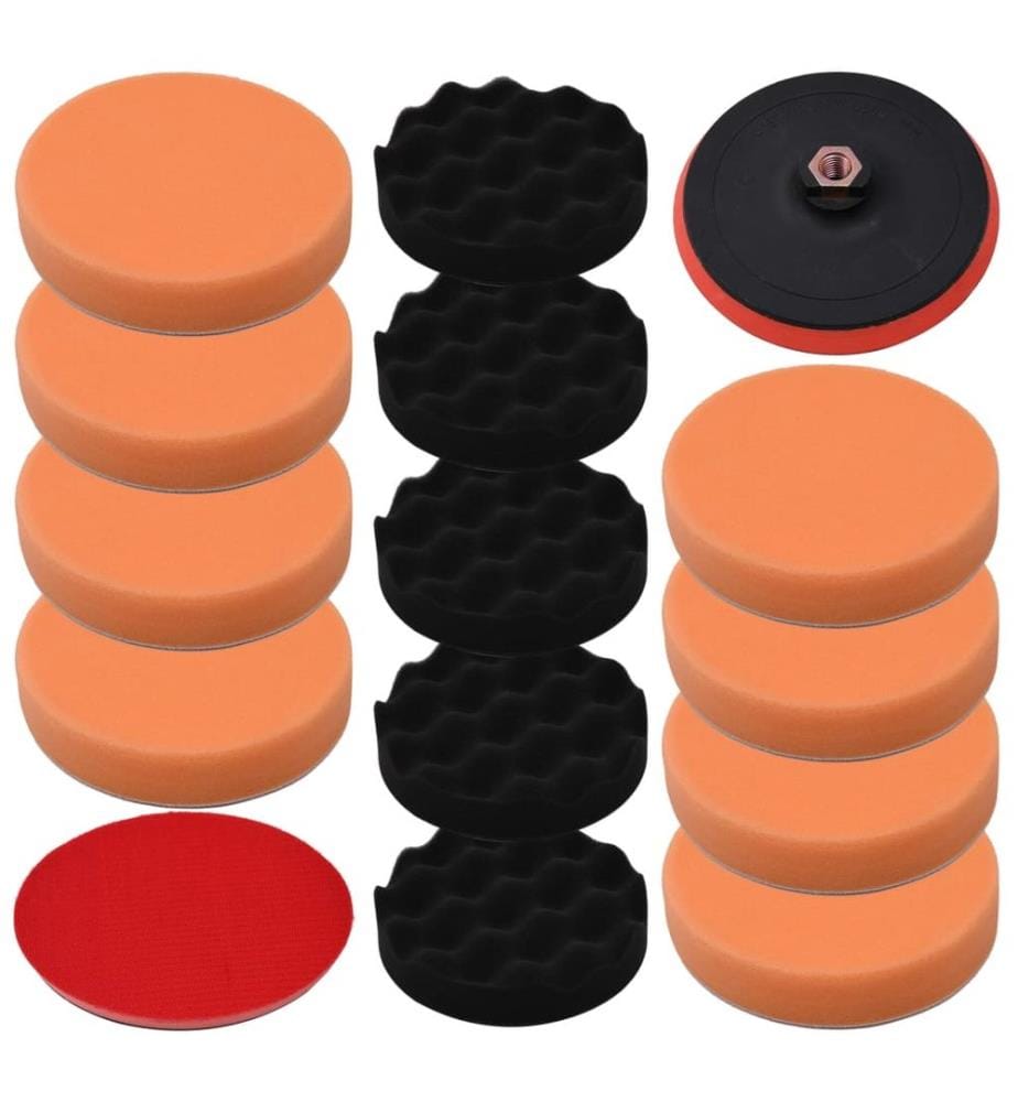 Ensemble de tampons de polissage 14 pcs 150 mm