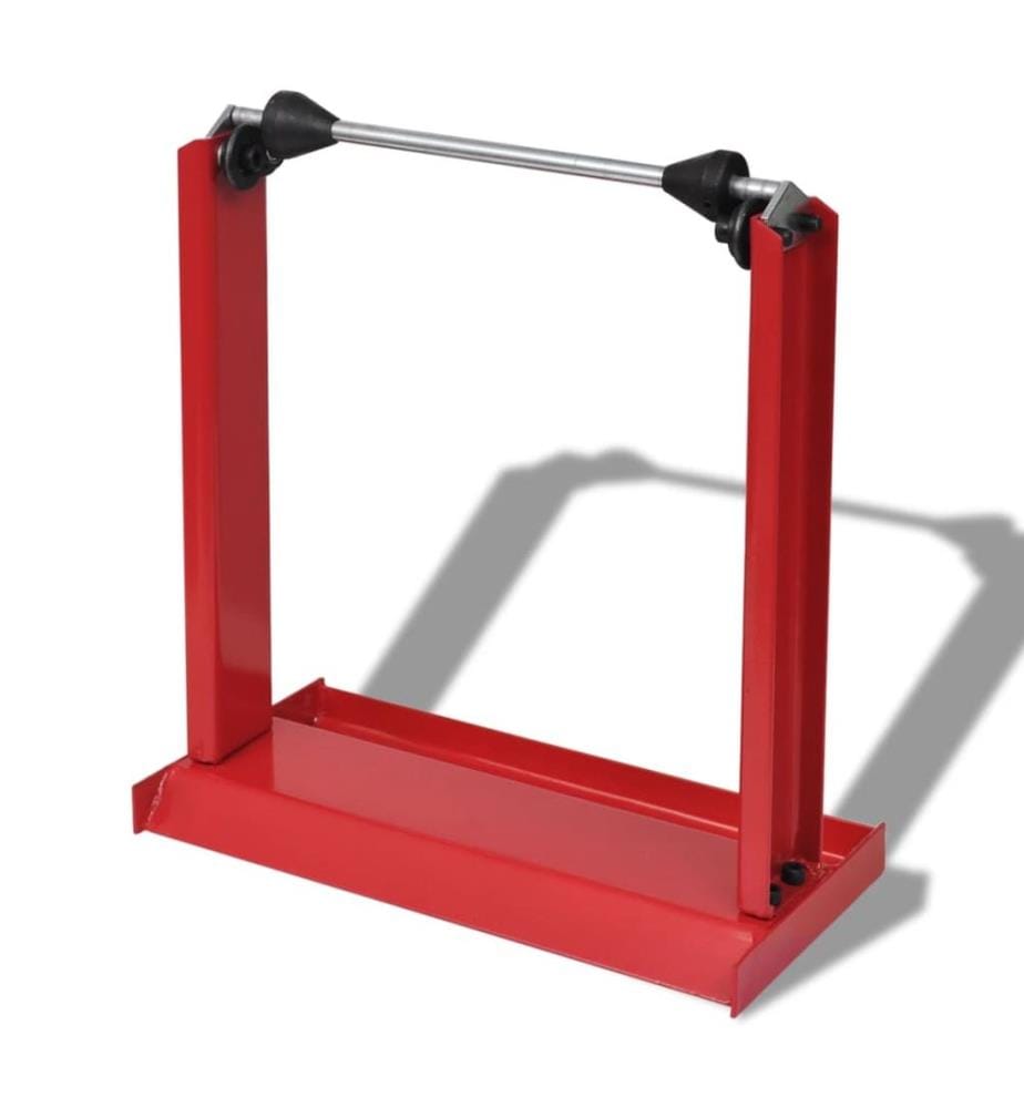 Equilibreuse pour roue de moto professionnelle Rouge