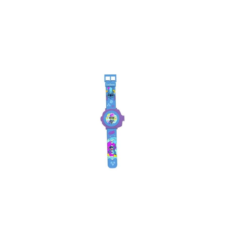 Lexibook - Horloge numérique Stitch avec projection Bleu