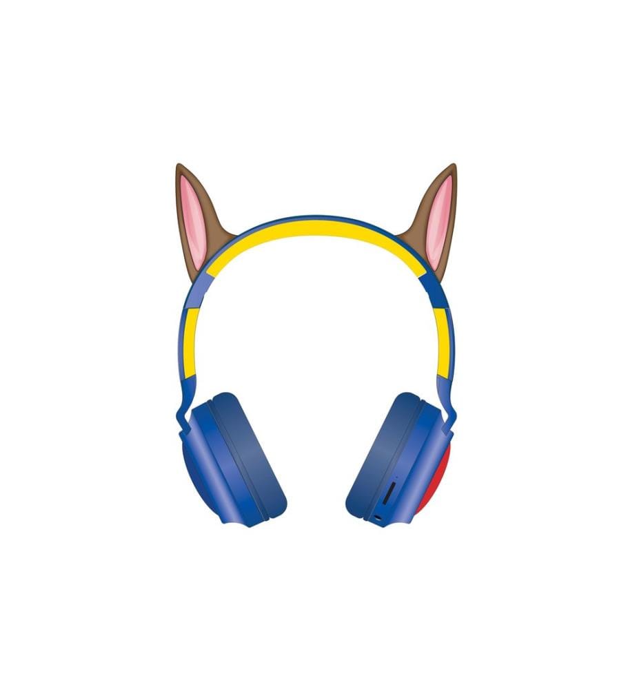 Lexibook - Casque pour enfants La pat patrouille 3D 2-en-1 Bleu/Rouge/Jaune
