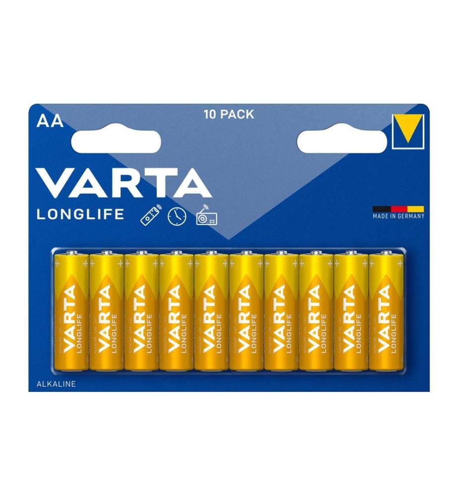 VARTA - Pile Longlife AA , 10 Pièce/s