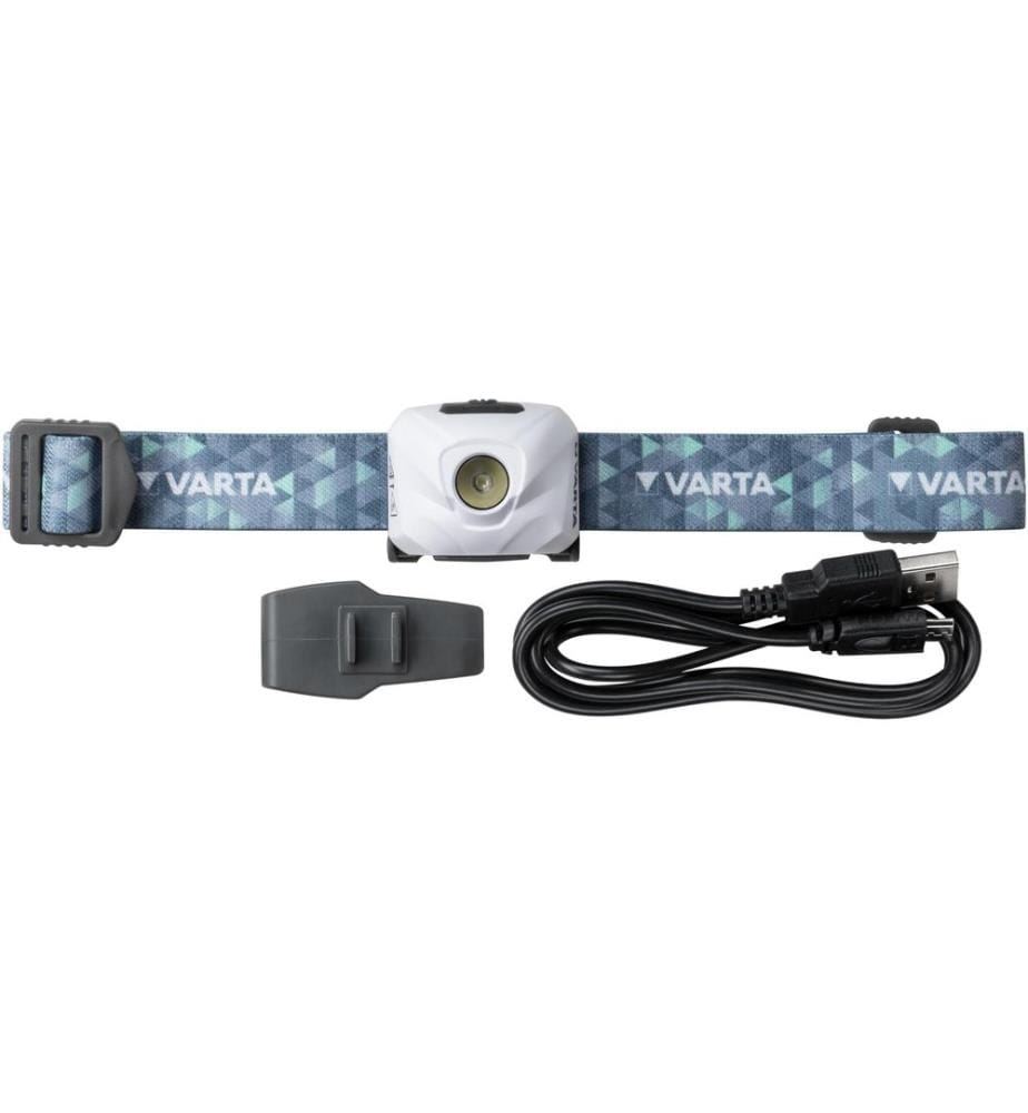 VARTA - Lampe frontale Outdoor Sports Ultralight H30R Blanc