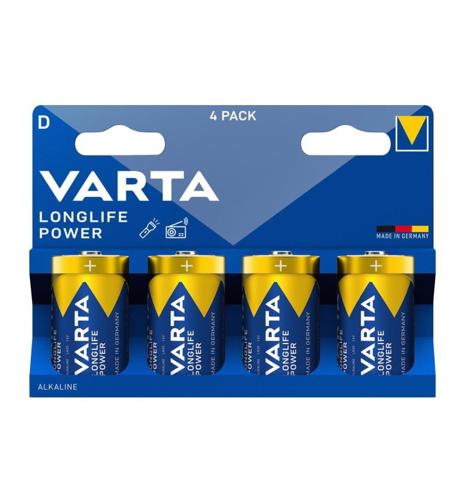 VARTA - Pile Longlife Power D , 4 Pièce/s