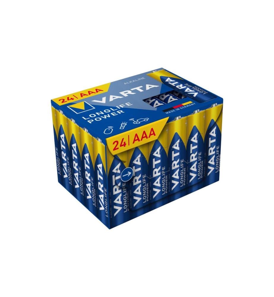 VARTA - Pile Longlife Power AAA CUBE24 , 24 Pièce/s