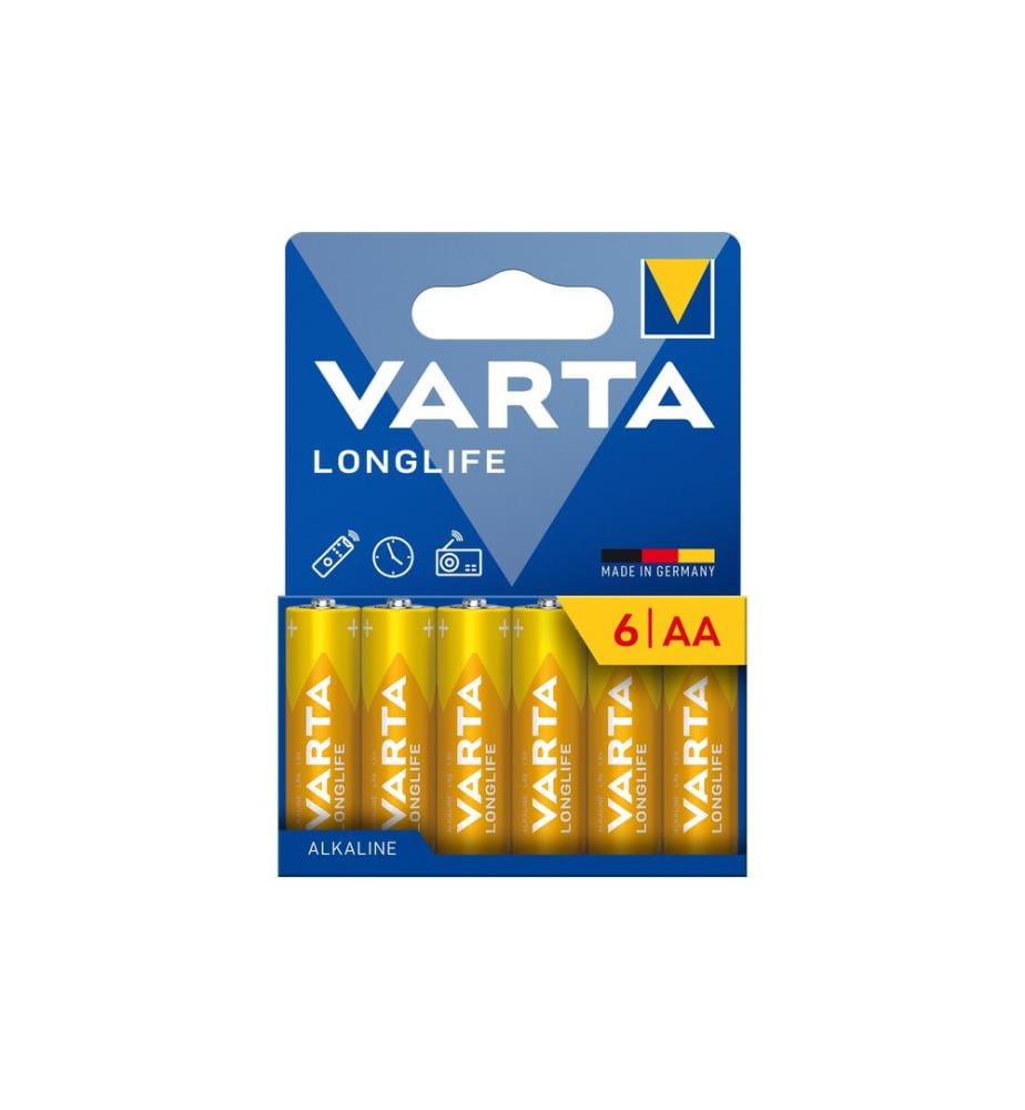 VARTA - Pile Longlife AA , 6 Pièce/s