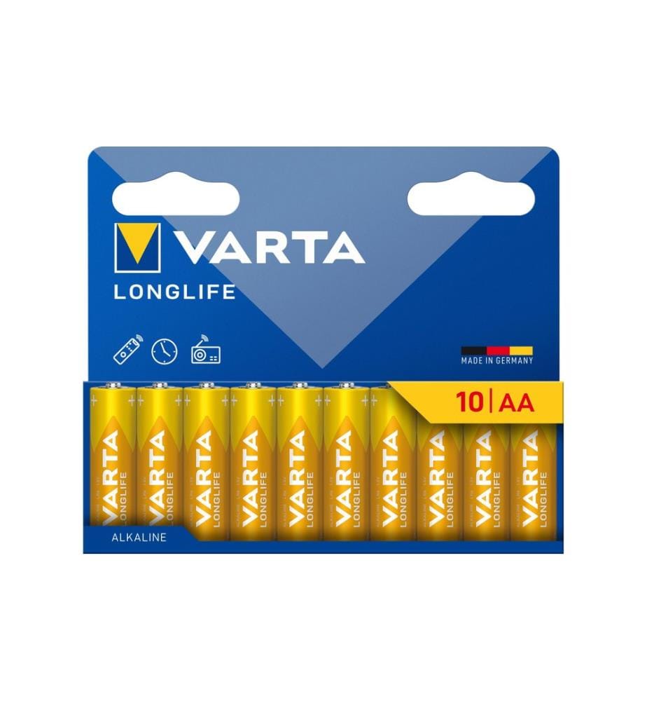 VARTA - Pile Longlife AA , 10 Pièce/s