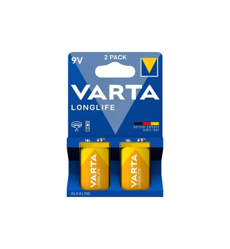 VARTA - Pile Longlife 9V , 2 Pièce/s