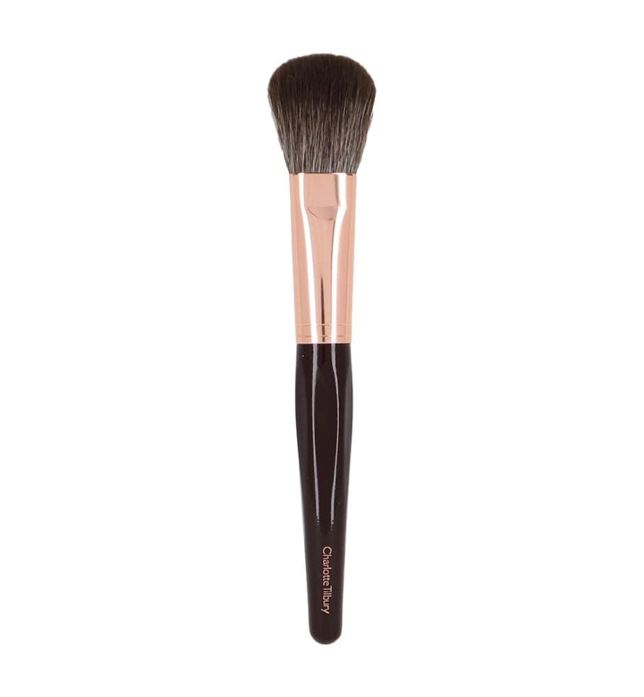 Pinceau pour poudre bronzante et fard à joues #Rose Gold et Night Crimson