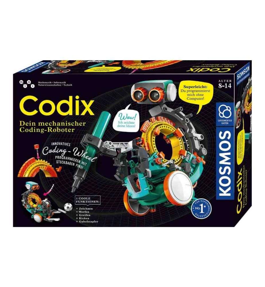 KOSMOS - Boîtes dexpérimentation Codix  Dein mechanischer Coding-Roboter