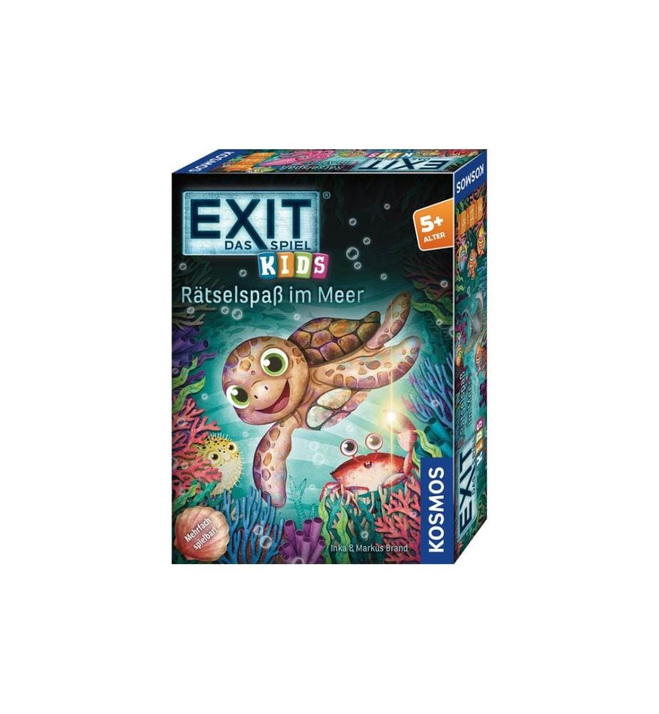 KOSMOS - Jeux denfant EXIT® Kids  Le plaisir des énigmes dans la mer -DE-