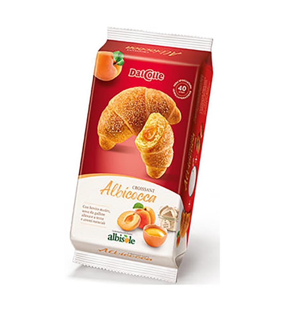 8x Dal Colle Croissant Abricot - 225g (5x45g)