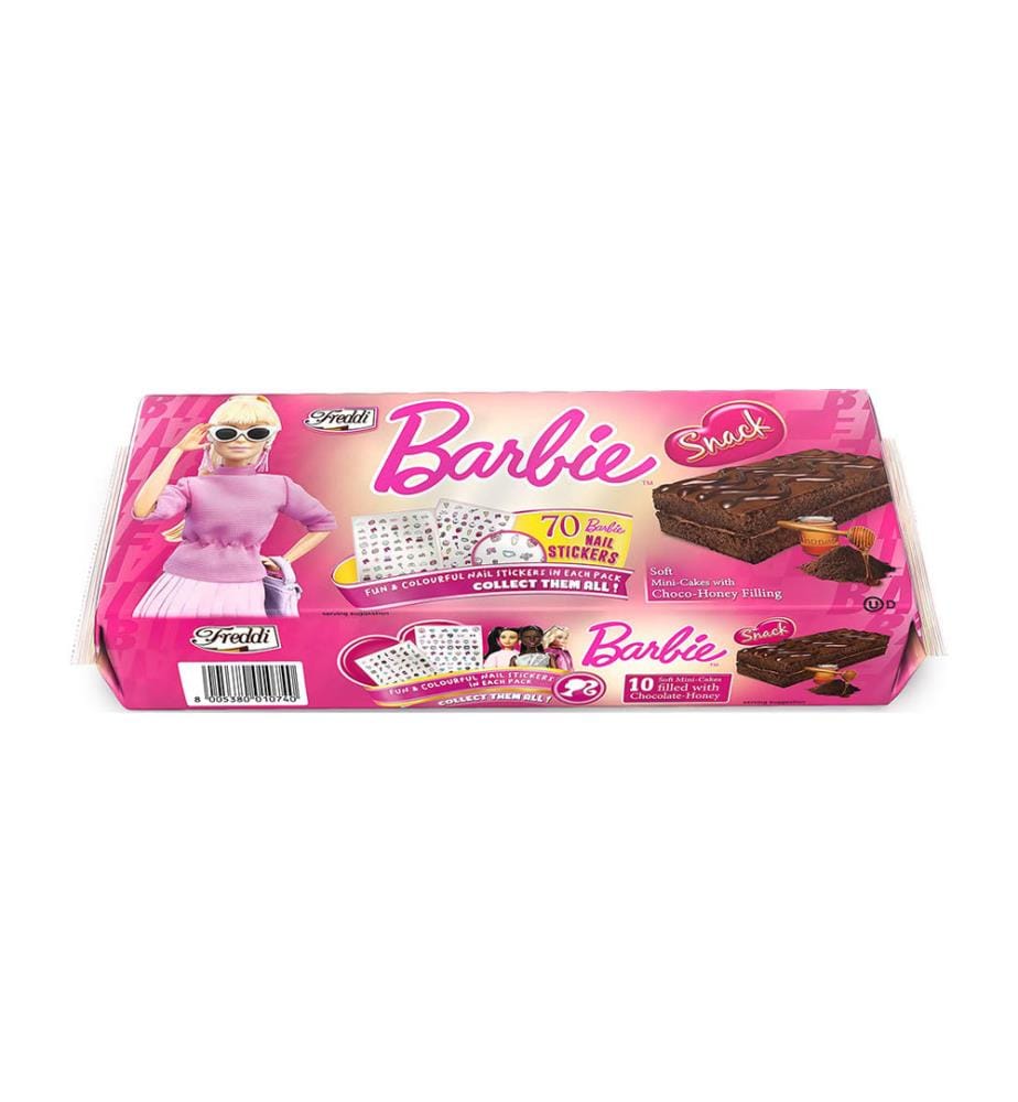 Lot de 12 Freddi Barbie Snack Cacao&Miel - 250g (10x25g);