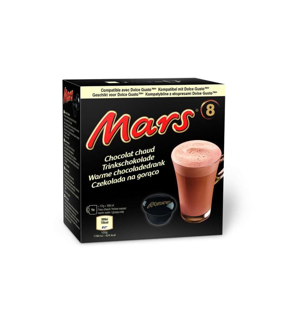 5x Mars Chocolat à boire 8 capsules Dolce Gusto - 17g