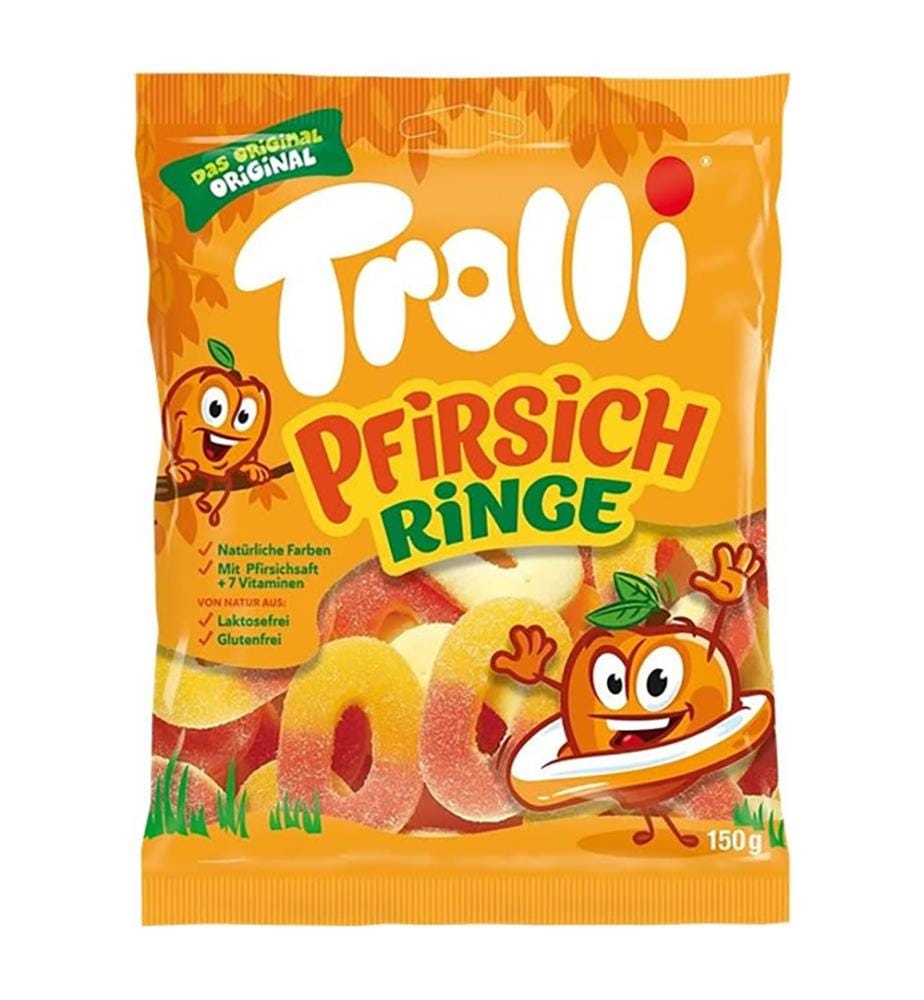 Lot de 21 Trolli Pfirsichringe Beutel - 150g
