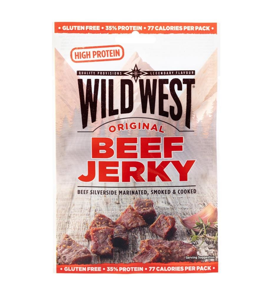 16x Wild West Beef Jerky Original - 25g