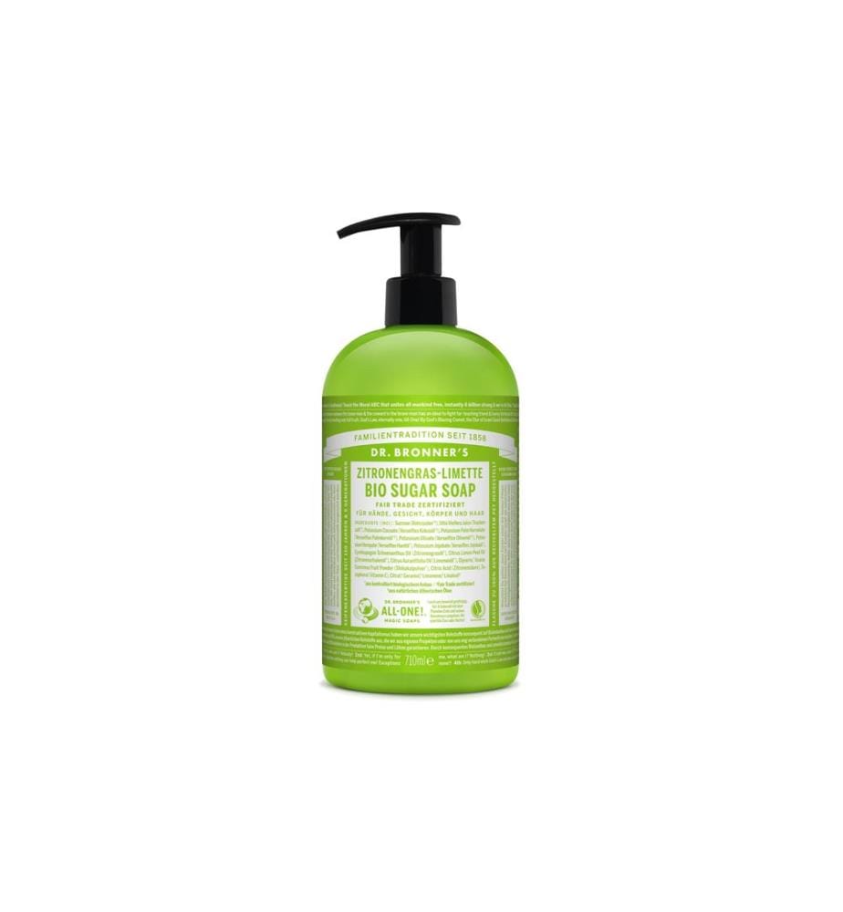 Dr.Bronner's - Sugarsoap Lemongrass 710 ml