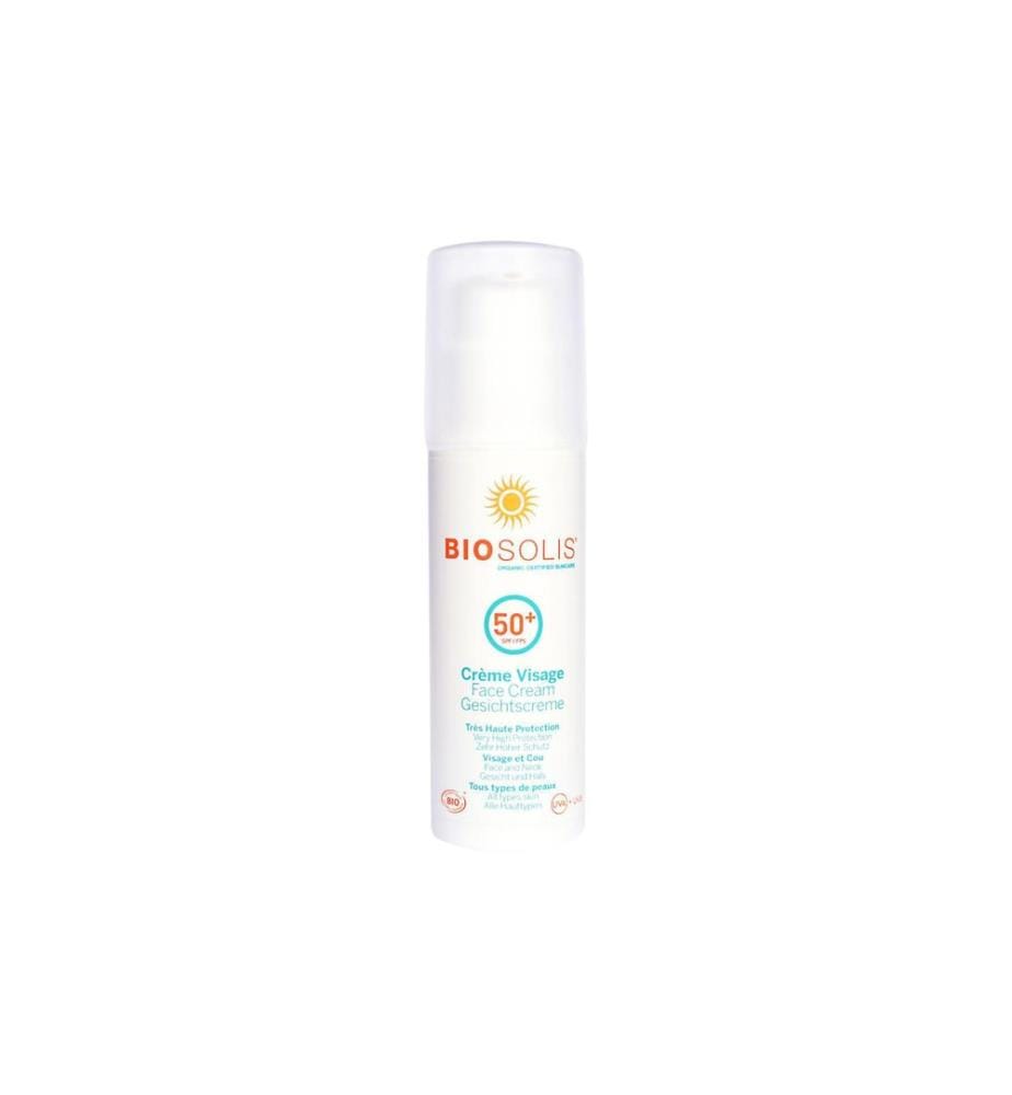 BIOSOLIS - Crème solaire Visage SPF 50 50 ml