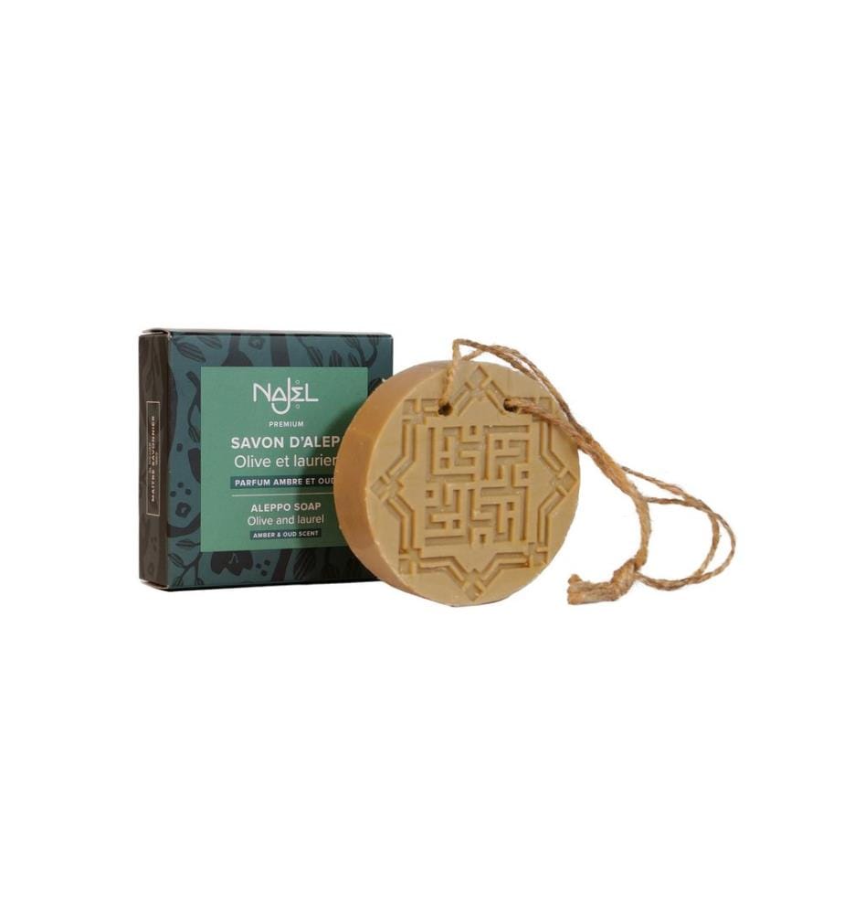 NAJEL - Savon d'Alep Ambre et Oud 150 g