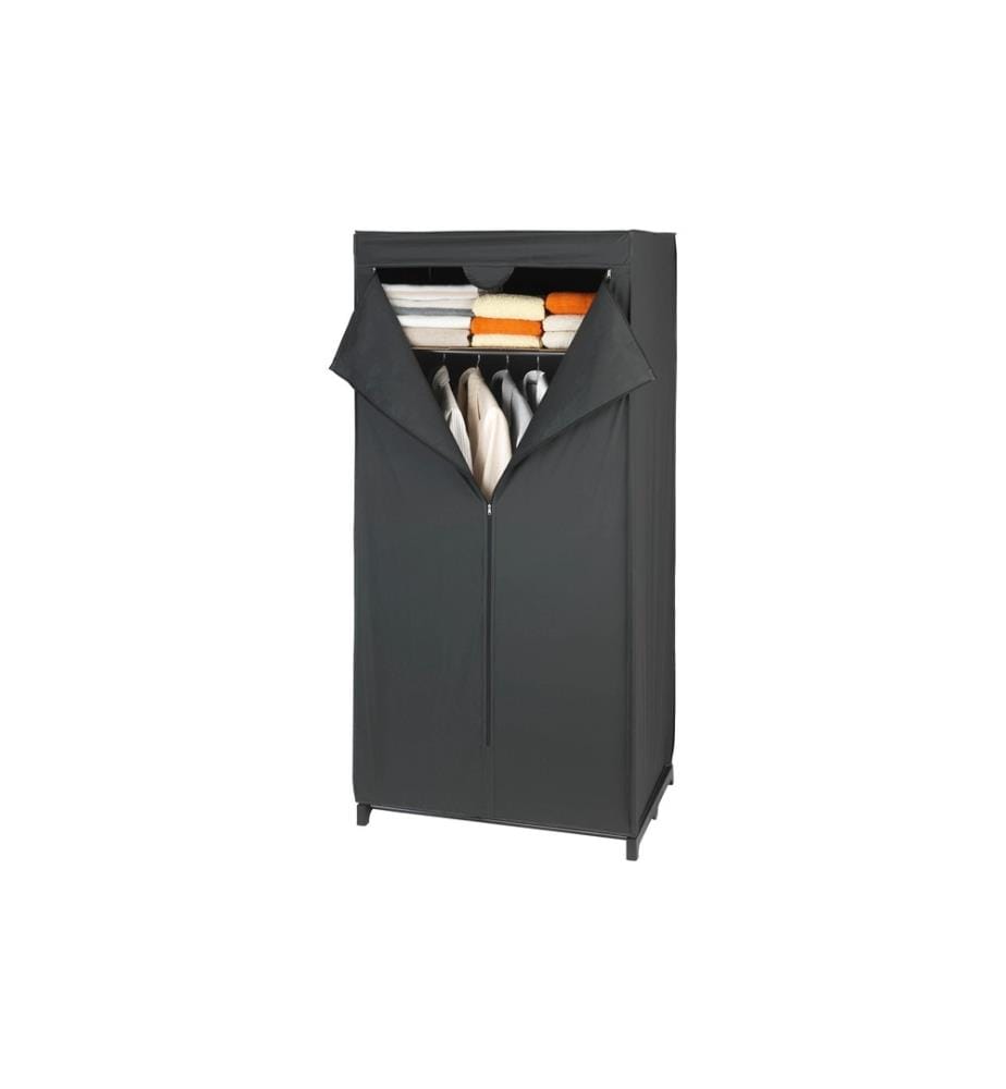 WENKO - Armoire à vêtements Noir profond 75 cm x 160 cm, 1 Pièce/s