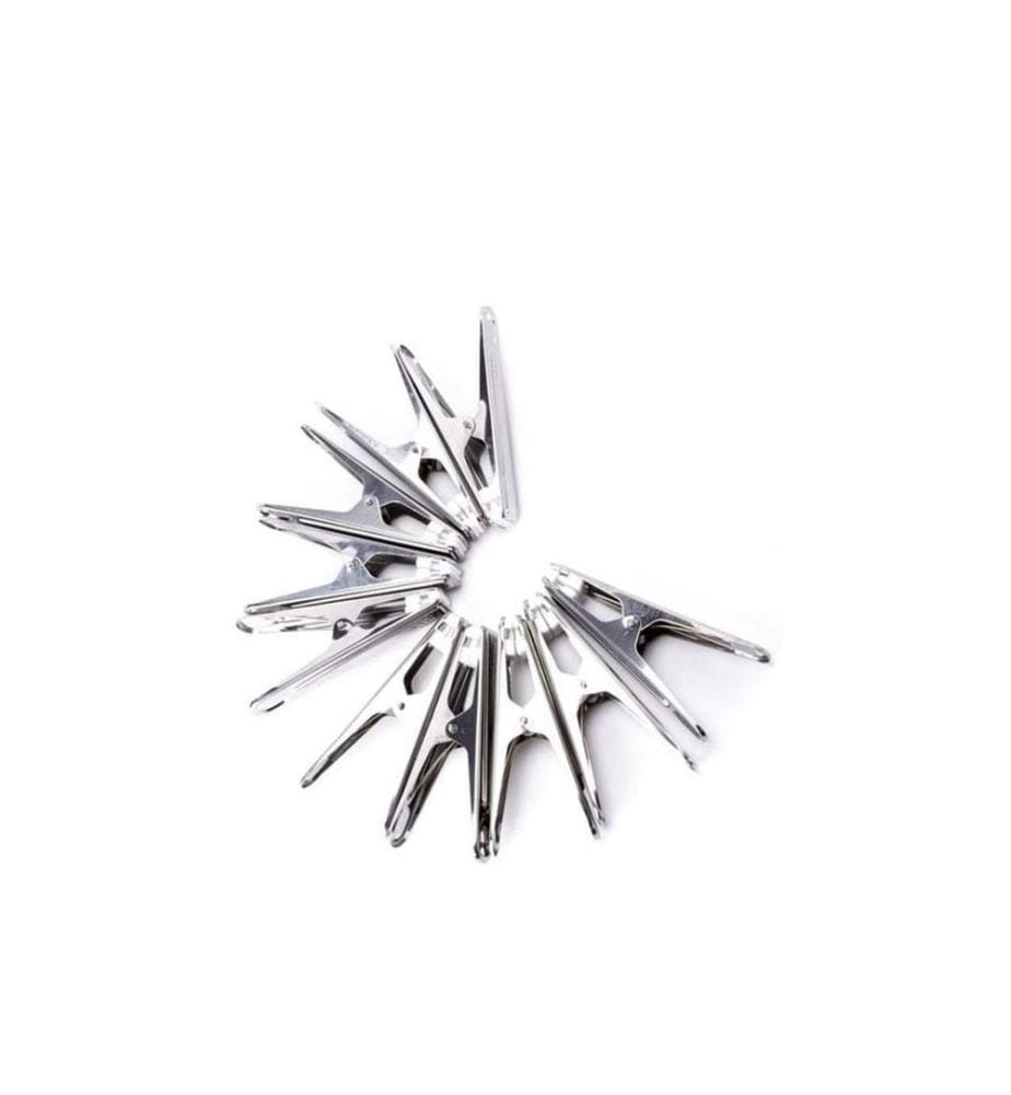 MSV - Pinces à linge Argent, 10 Pièce/s
