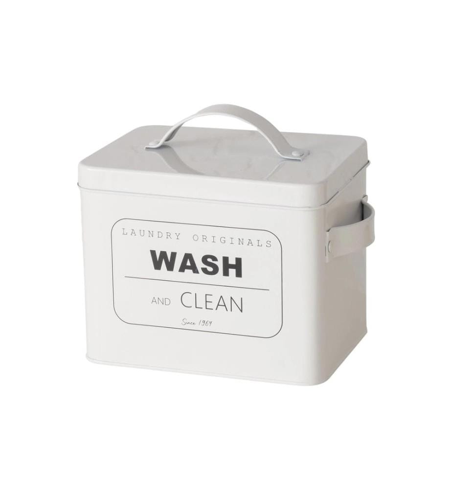 BOLTZE - Boîte à lessive Domestico 4 l, blanc