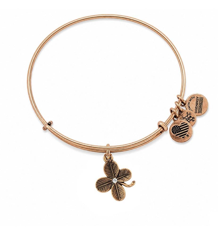Bracelet Bar Trèfle Porte-Bonheur - Doré