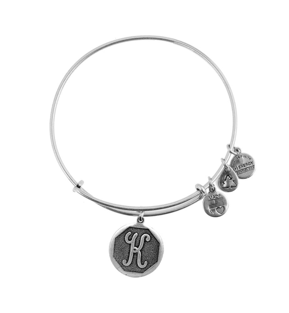 Bracelet Initial K - Argenté