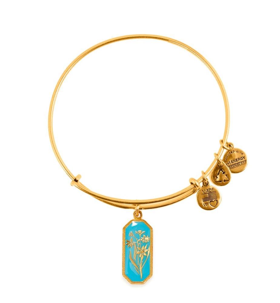 Bracelet Nymphe des bois Jonquille extensible - Doré