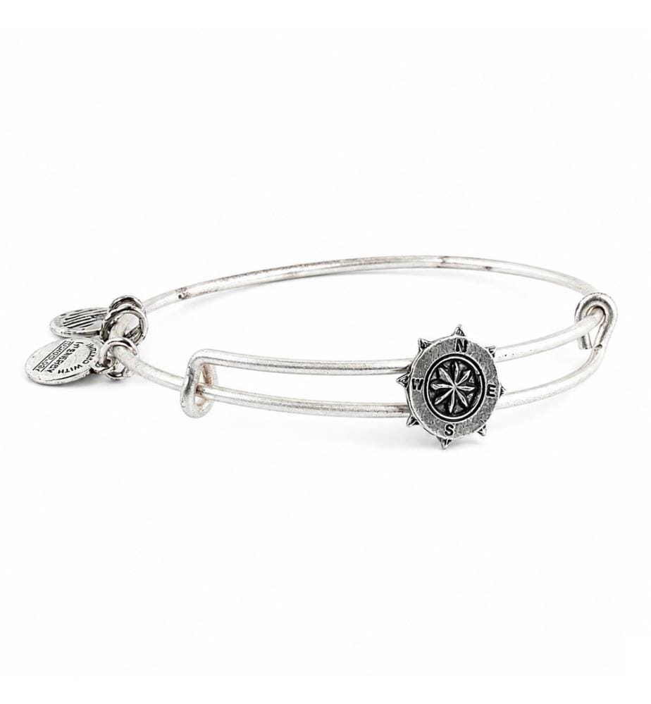 Bracelet Compass coulissante - Argenté