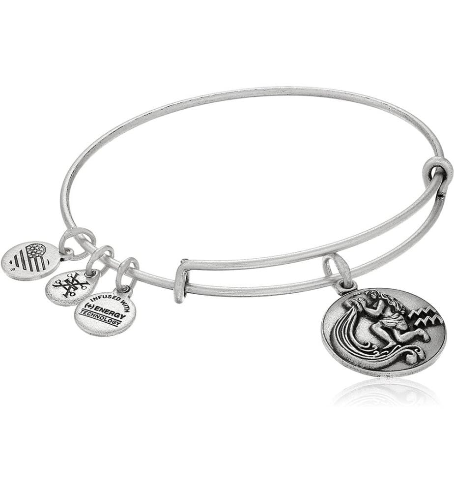 Bracelet Verseau Réglable en Fil - Argenté