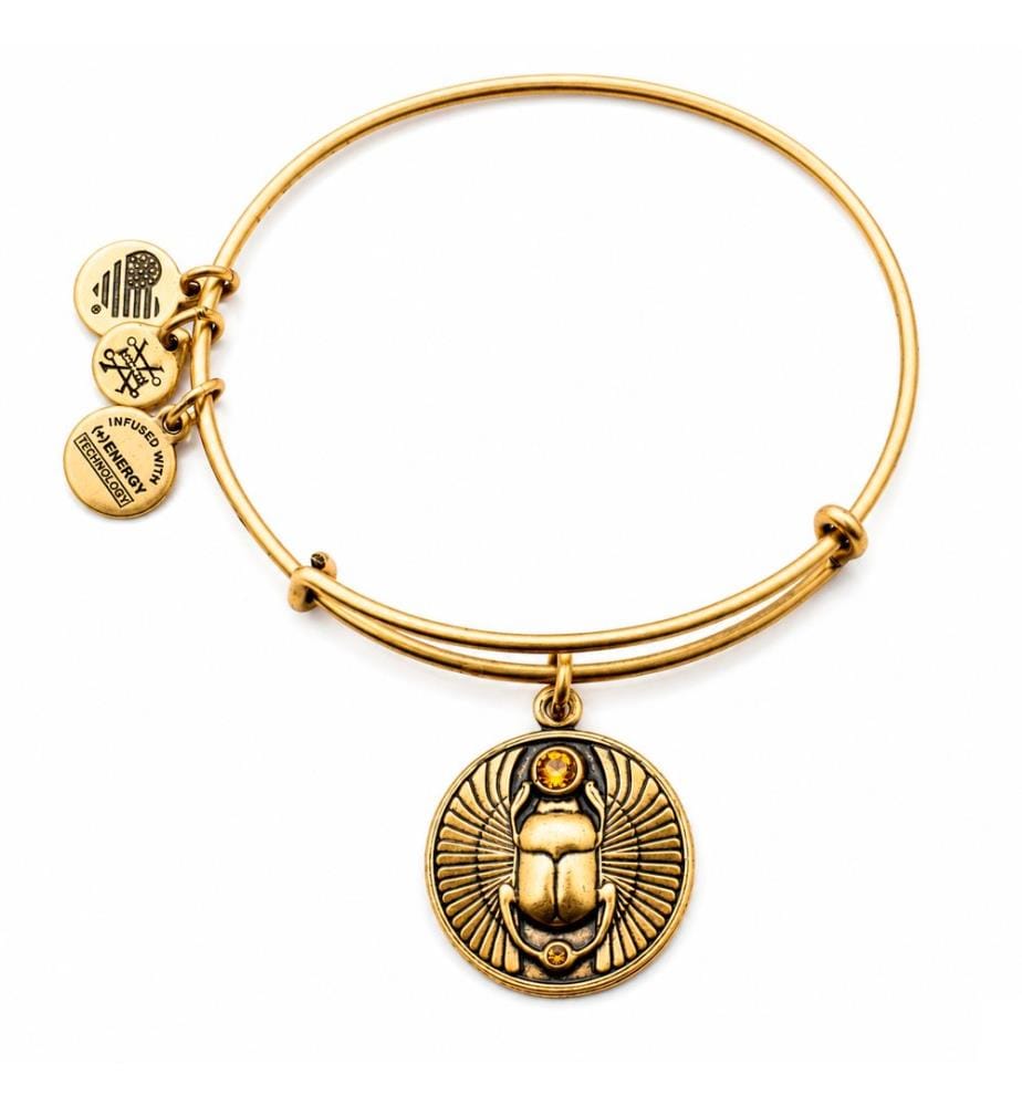Bracelet Scarab Jonc - Doré