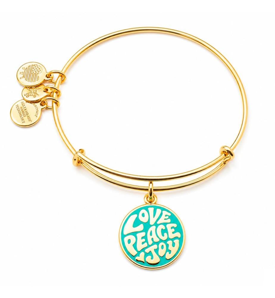 Bracelet Love Peace Joy - Doré